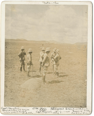 General French and his staff near Thabanchu, 1900