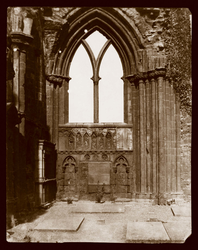 Holyrood Abbey, east window, north aisle