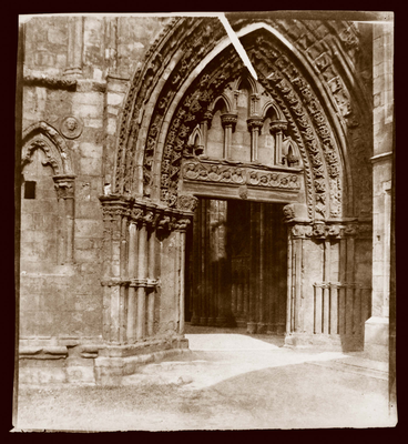 Holyrood Abbey, west door