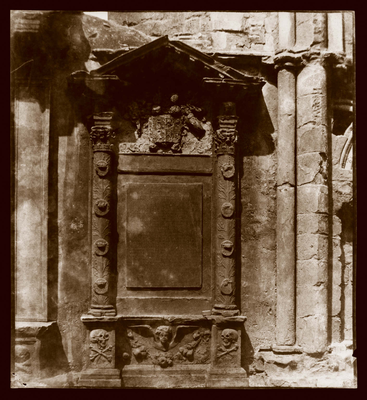 Holyrood Abbey, Earl of Sutherland monument 