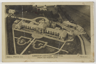 Liberton Cottage Hospital, from an aeroplane