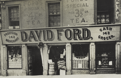 Ford's shopfront - Kirkgate grocer