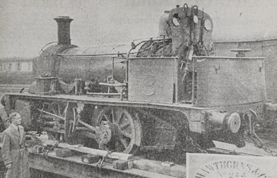 Hawthorn's railway engine
