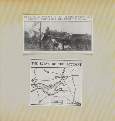 Quintinshill rail crash/ The scene of the accident