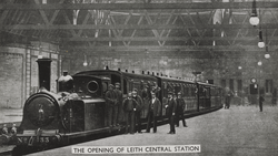 The opening of Leith Central Station