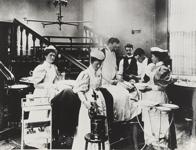 Leith Hospital operating theatre