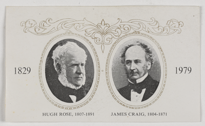 Pictures of Hugh Rose & James Craig