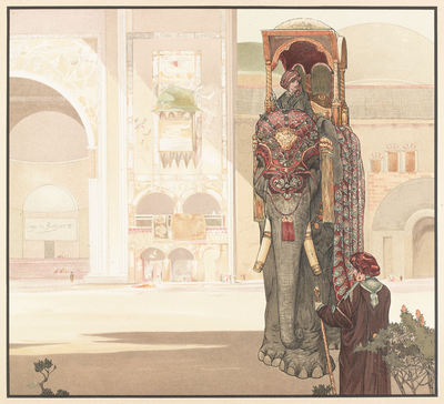 Elephant with trappings, Kipling's Jungle Book