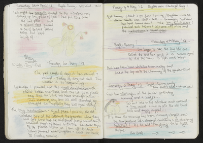Journal entry for 28th - 6th May 2012