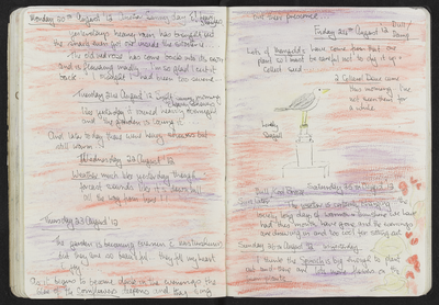 Journal entry for 20th - 26th August 2012