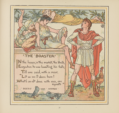 The Boaster, from 'Baby's Own Aesop'