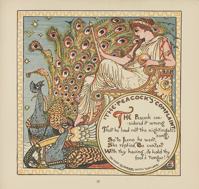 The Peacock's Complaint, from 'Baby's Own Aesop'