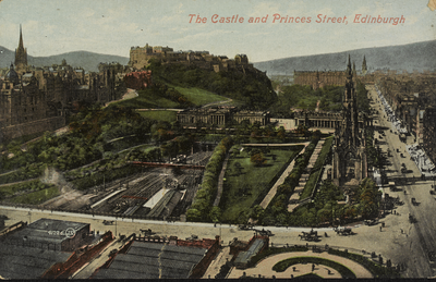 The Castle and Princes Street, Edinburgh