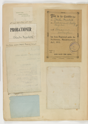 Documents relating to Nurses Home, London Hospital