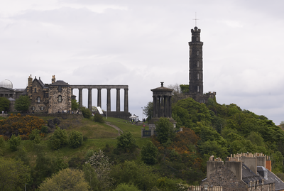 View towards Calton Hill from New St Andrew's House
