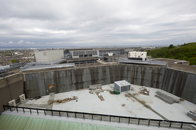 Ventilation shafts on the roof of New St Andrew's House