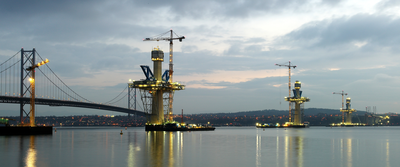 Towers, Queensferry Crossing, November 2014