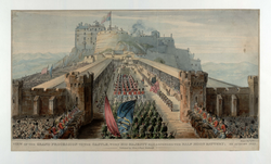 Procession to Edinburgh Castle of George IV