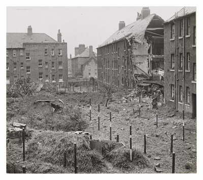 Bomb damage, Craigentinny, Edinburgh