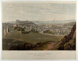 View of Edinburgh from Salisbury Crags