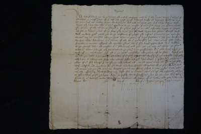 Warrant and licence of 1555 signed Mary Queen of Scots