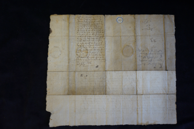 1553 document signed by James Duke of Chastlerault