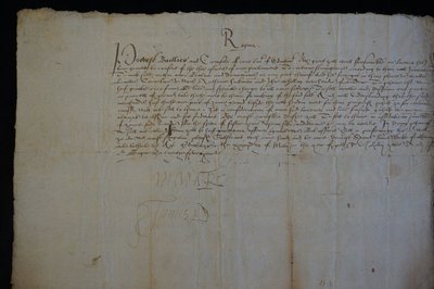 1567 document signed Mary Queen of Scots & Bothwell