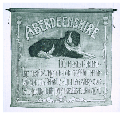 Anti-Vivisection Society Banner, Aberdeenshire