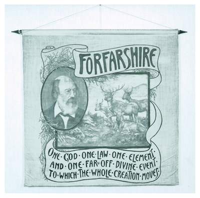 Anti-Vivisection Society Banner, Forfarshire