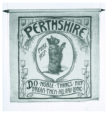 Anti-Vivisection Society Banner, Perthshire