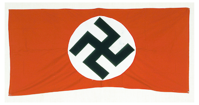 Nazi Germany flag from a German Mark VI tank