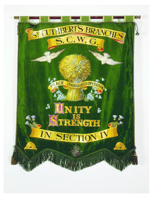 Banner, Scottish Co-op Guild, St. Cuthbert's Branches
