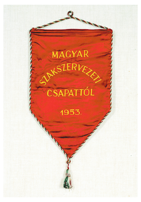 Communist era Hungarian banner