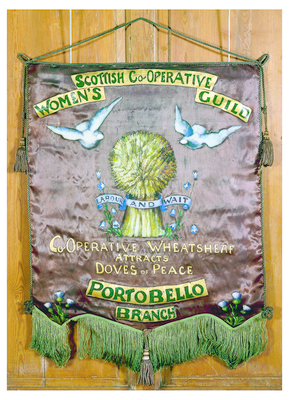 Banner, Women's Scottish Co-Operative Guild, Portobello