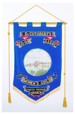 Banner, St. Cuthbert's Co-Op, Forth Bridge Branch
