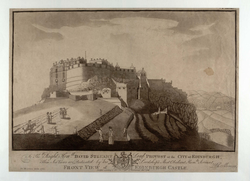Front view of Edinburgh Castle