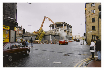 Demolition of Provident Hall, Great Junction Street