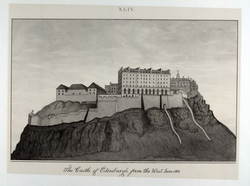 The Castle of Edinburgh from the west, June 1816