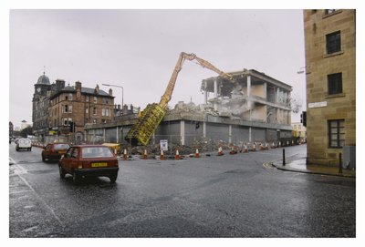 Demolition of Provident Hall, Leith