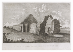 A view of St. Roques - Church in ruins