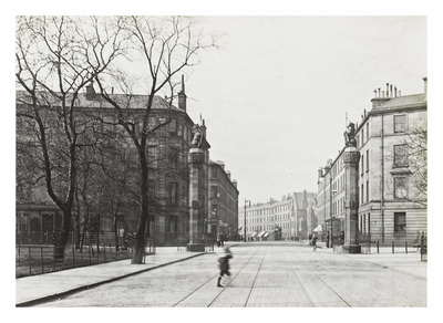 Brougham Place - looking north from the Melville Drive