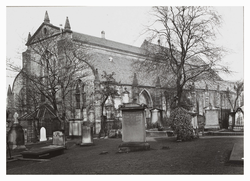 Greyfriars Churchyard, the church from the south west