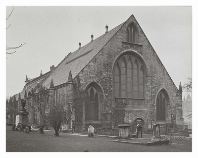 Greyfriars Churchyard, view of church from east