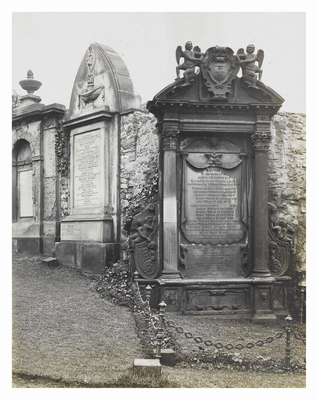 Greyfriars Churchyard, monument of James Chalmers