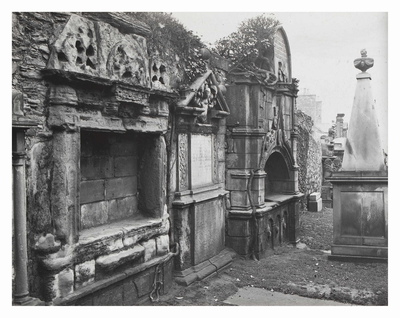Greyfriars Churchyard, east division, west wall