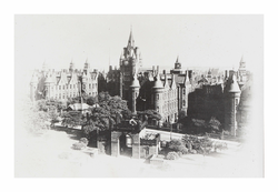 Royal Infirmary - general view from Heriot's Hospital