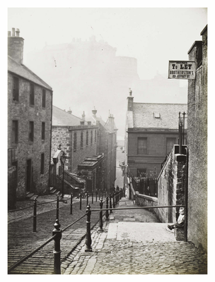 The Vennel - looking down to the Grassmarket