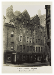 Alison's Close, Cowgate, before reconstruction