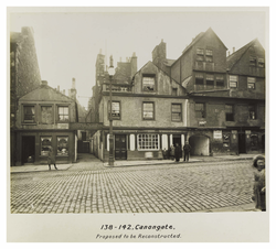 138 - 142, Canongate, proposed to be reconstructed