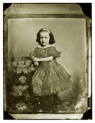 Copy of a photograph of a girl 
